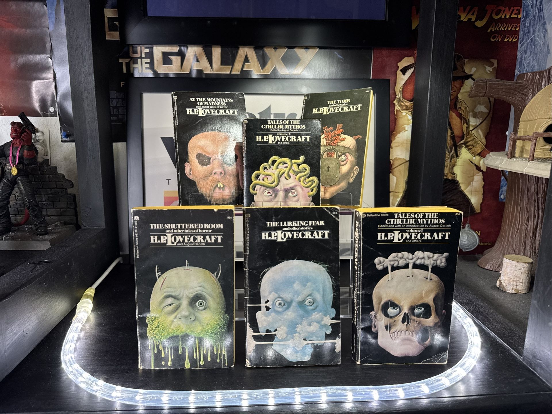 H.P. Lovecraft 1975 Ballantine Paperbacks Lot Of 6 Good To Very Good The Tomb