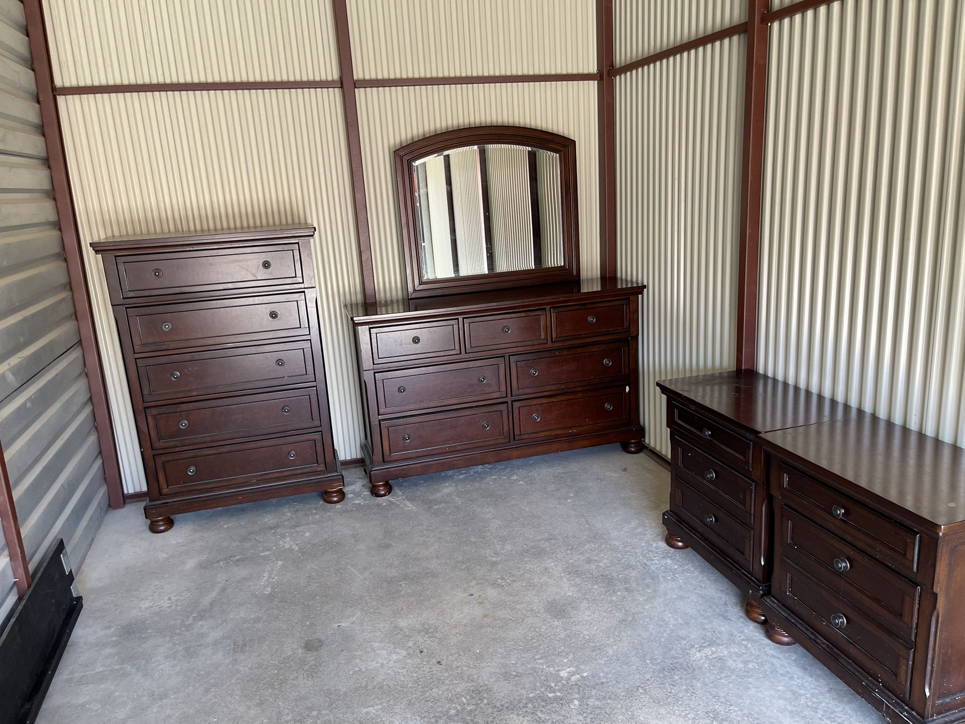 Ashley Furniture Wood Bedroom Set