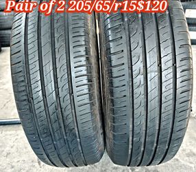Pair of 2 205/65/R15 ‼️ free instalation and balance ‼️