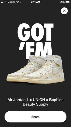 Nike Air Jordan  1 Retro High OG Union/LA  Summer Of 96