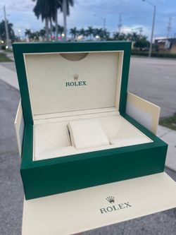 Brand new Rolex box gold diamond pawn Cuban 10k 14k solid
