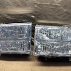 Oh 158 Fit 05-07 Ford 250/350/450 Headlight Pair Amber Corner 