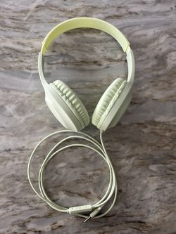 Like new Mint Green Over Ear Wired Headphones
