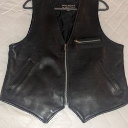 Genuine 1980s Vintage Wilson’s Leather Motorcycle Vest