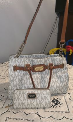 Mk used bag with wallet