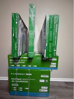 FILTERBUY AC AND HEAT PUMP & AIR FILTERS 18000 BTU 17 SEER2 Ductless Mini Split