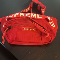 Red Supreme Fanny Pack