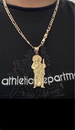 14K Gold-Tone San Judas