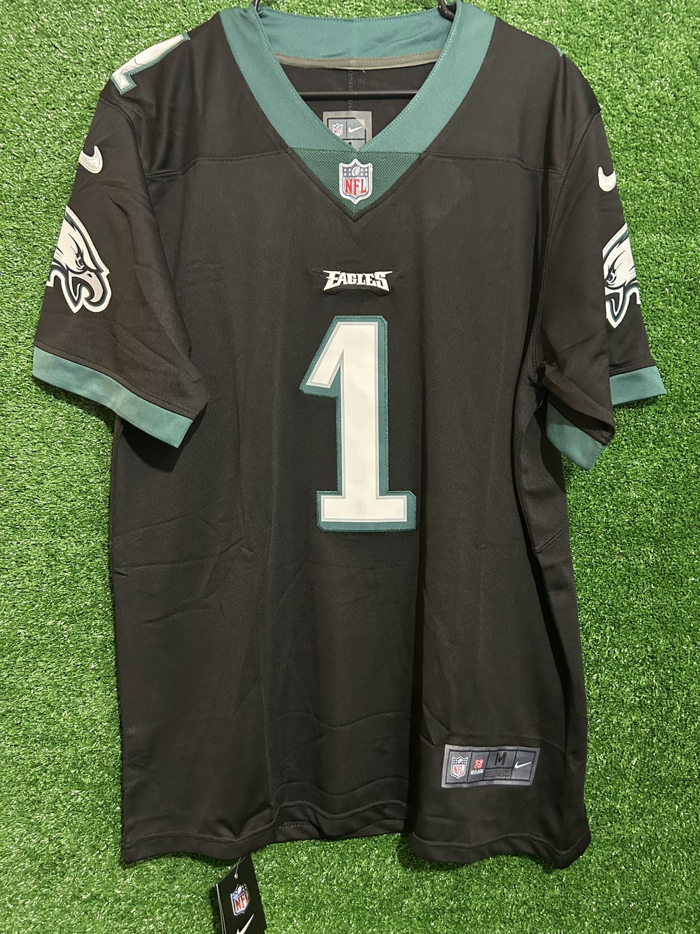JALEN HURTS PHILADELPHIA EAGLES NIKE JERSEY BRAND NEW WITH TAGS SIZES MEDIUM, LARGE AND XL AVAILABLE