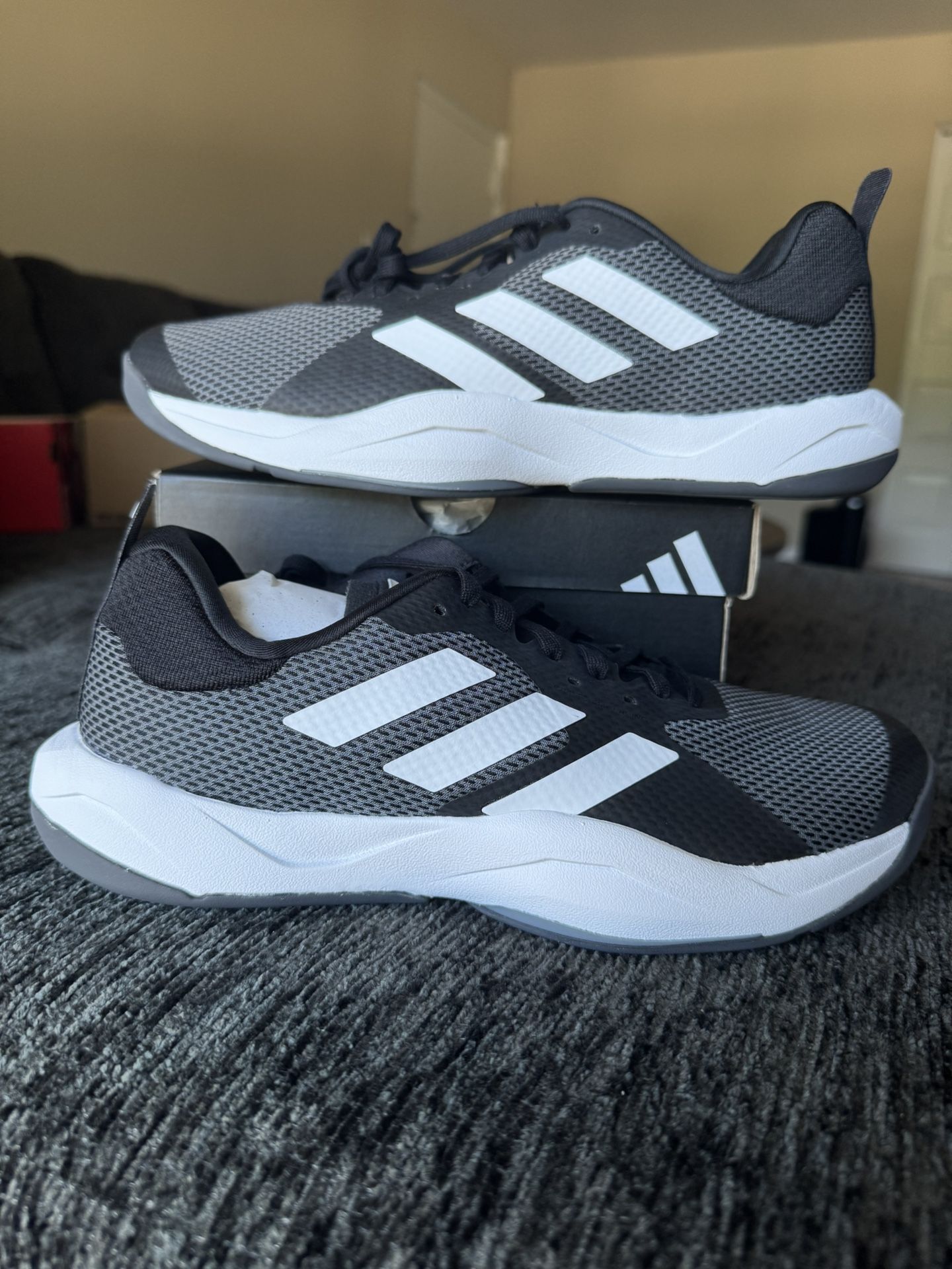Adidas Rapidmove Core – Women’s Size 9.5 – Black/Grey/White – HP3287 – New