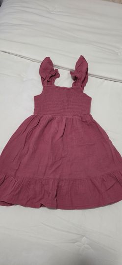 Pink Smocked Ruffle Strap Mini Dress