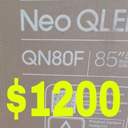 Samsung 85QN80F Neo QLED 4K TV – $1200
