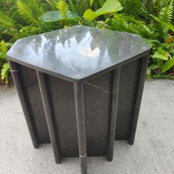 Vintage 1960s Italian Marble Pedestals Coffee Table Base  