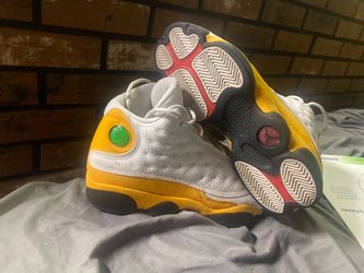 Air Jordan 13 White Yellow Sneakers **Clean**