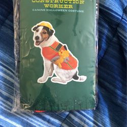 Halloween Dog Construction Worker Costume