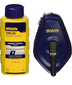 Irwin Strait-Line Chalk Reel and Chalk Set