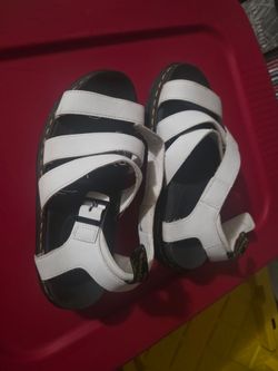 Dr. Martens White Leather Sandals size 9