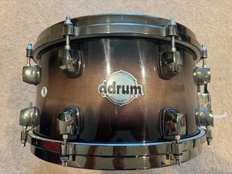 DDrum Dominion Maple Snare Drum 13x7 Black Burst