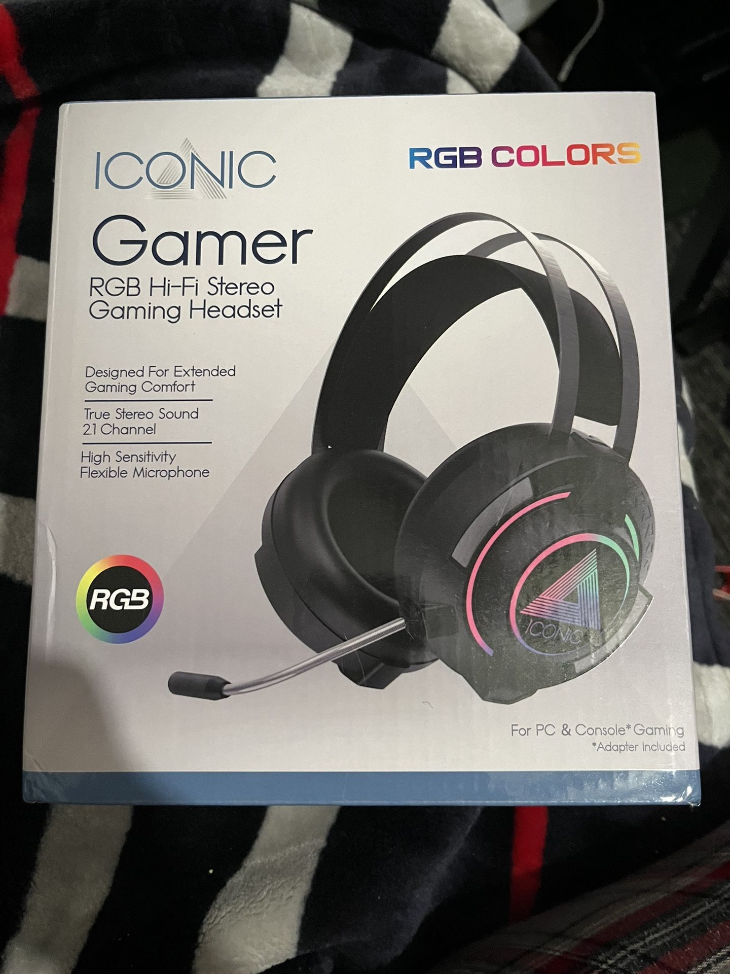 Iconic Gaming Headphones Model #8303JCP