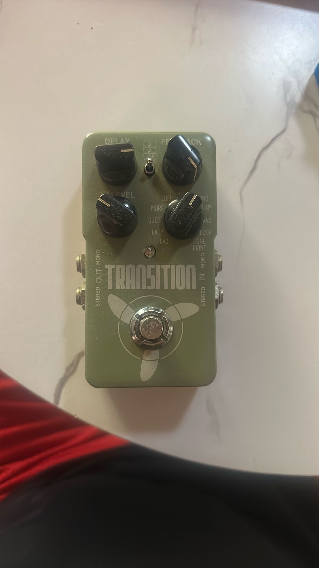 TC electronic Transition delay effects