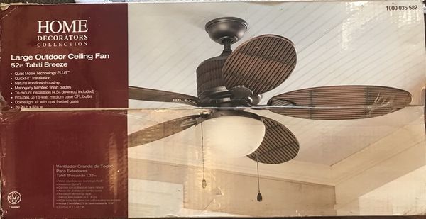 Home Decorators Tahiti Breeze Ceiling Fan Zion Star Zion