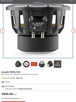 2-10inch JL audio  subwoofer