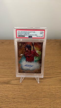 2022 Bowman Inception Marcelo Mayer Auto PSA 9
