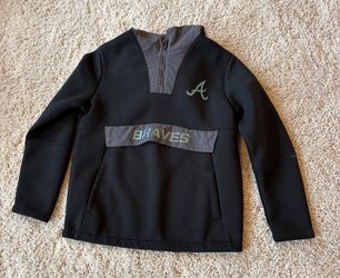 Levelwear Atlanta Braves 1/4 Zip Hoodie Men’s medium