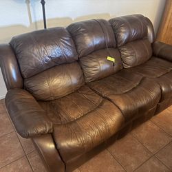 Leather Electric Couch