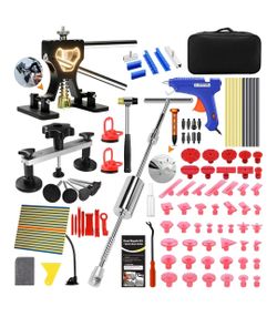 Car Dent Remover Tool Kit with 100W Glue Gun, Slide Hammer, Bridge Puller - Brand New
