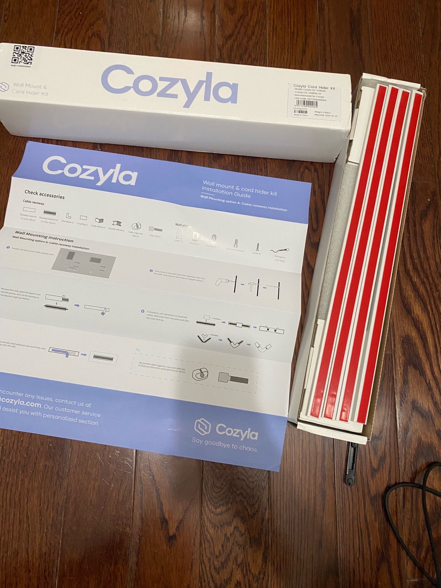 Cord hider kit