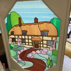 Stained Glass Window With A Frame