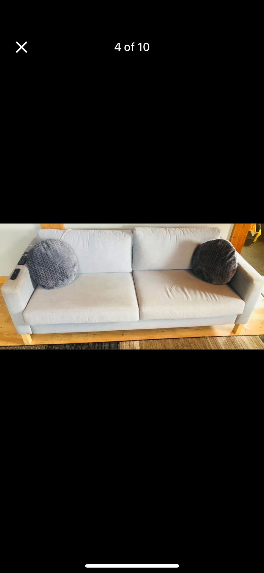 IKEA Gray Couch 