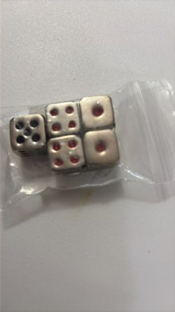 New steel casino dice