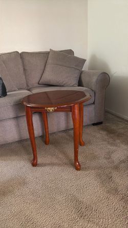 Wooden end table