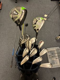 Mixed Golf Club Set with Bag