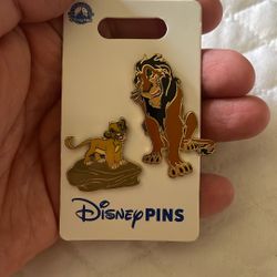 Scar & Simba Disney Pin