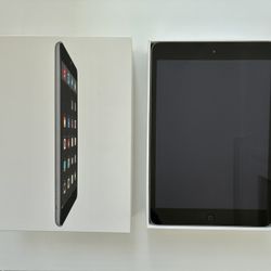 iPad mini 2 WiFi 16GB with original box + leather Apple Smart Cover (black)