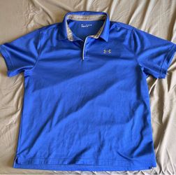 Under Armour Men's Blue Polo Shirt