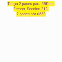 Rebelde Tickets