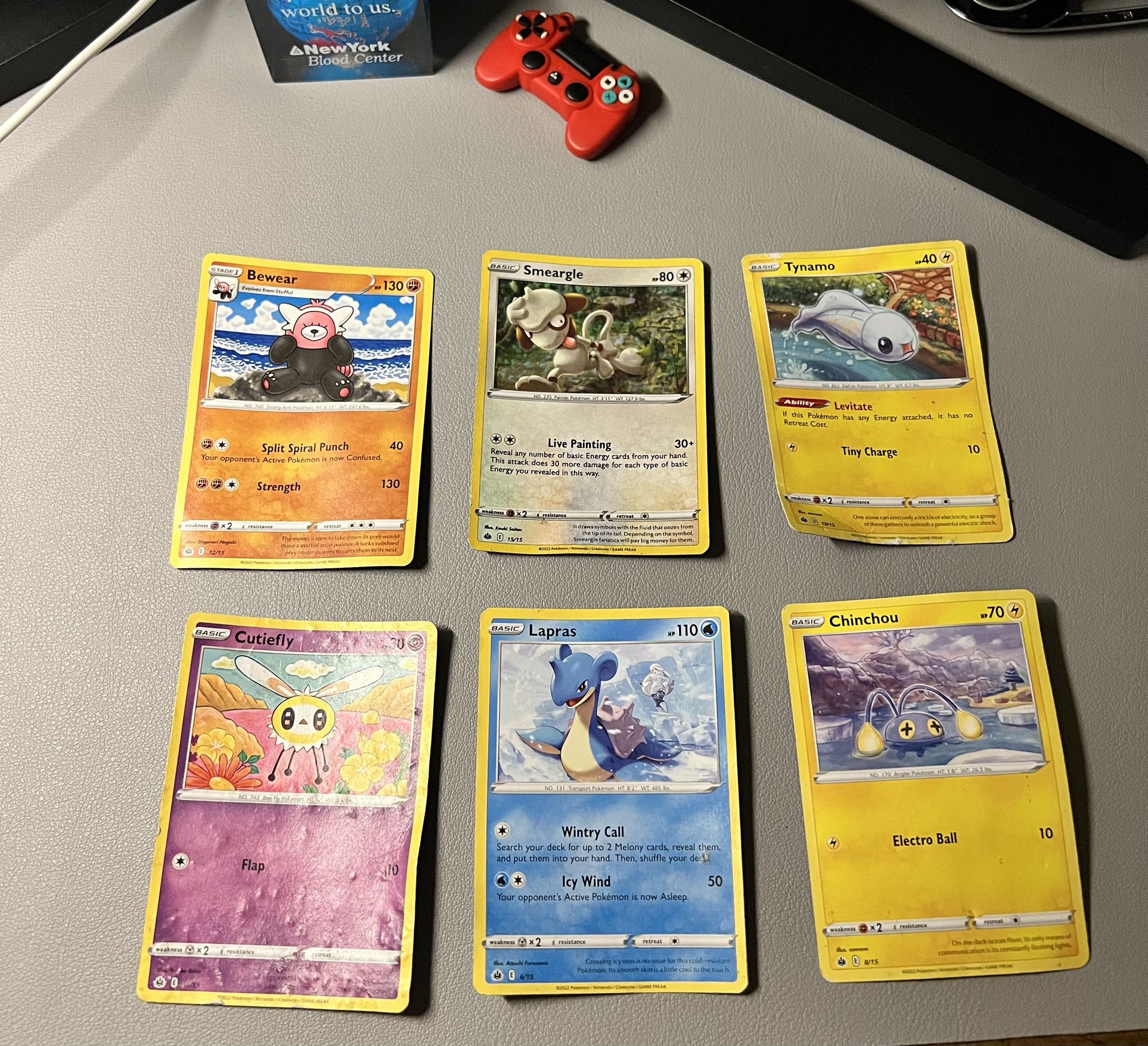 Pokémon Cards x6