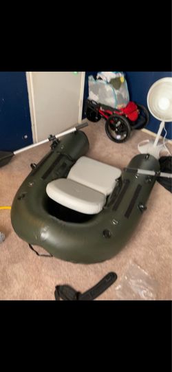 Float tube with oars 350 weight limit