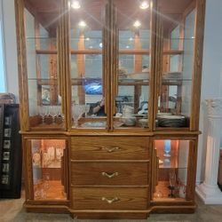 Kitchen table w/ chairs and China Cabinet