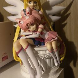 Sailor Moon and Chibi Moon Figurine