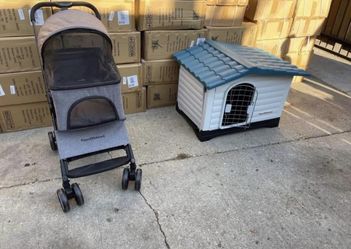Dog house/ dog stroller 