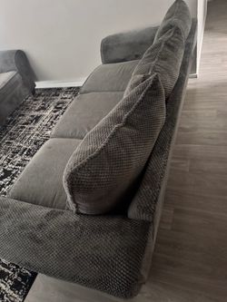 Gray Fabric Sofa