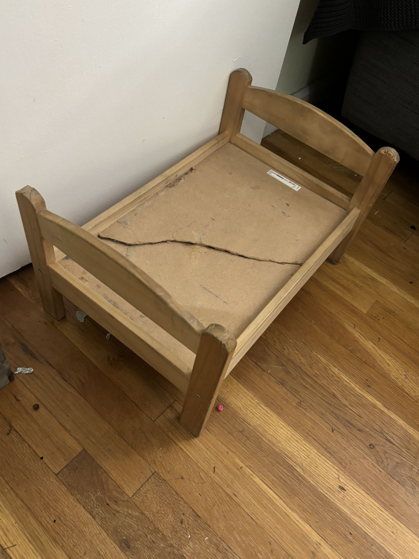 Wooden Doll Bed