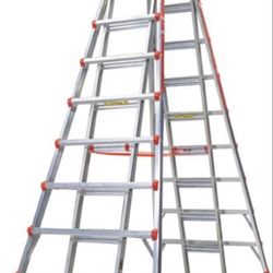21ft Little Giant Ladder Skyscraper MXZ A Frame Heavy Duty 300lb Contractor Ladder