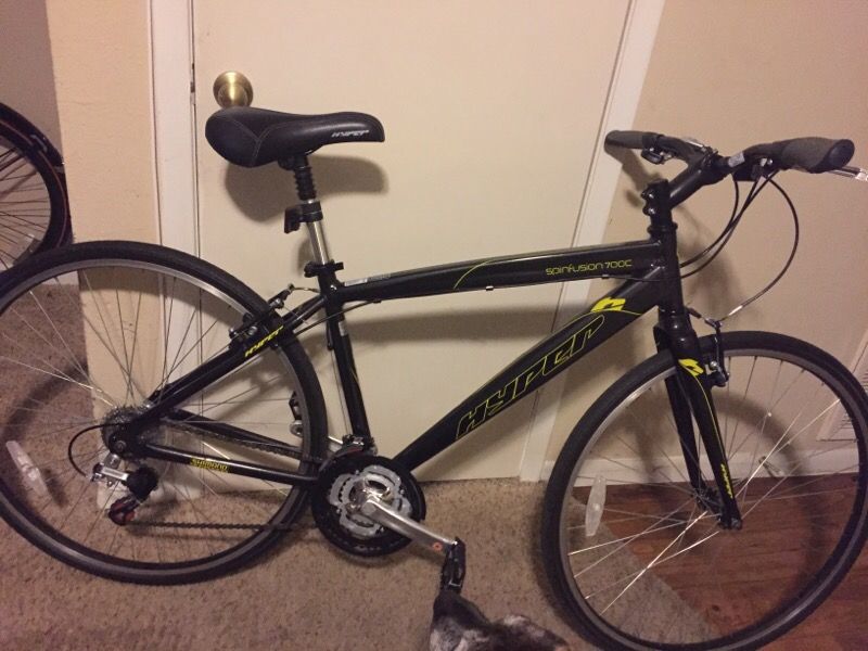 NEW 700C Hyper Spinfusion Adult Hybrid Bike 21-speed Shimano Bicycle