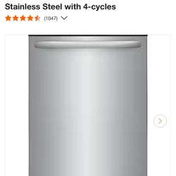 New Dishwasher  24 In  FRIGIDAIRE